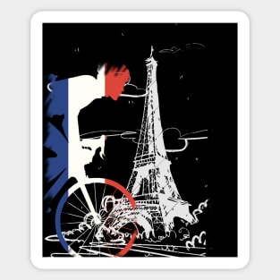 Ciclismo de letour de francia Sticker